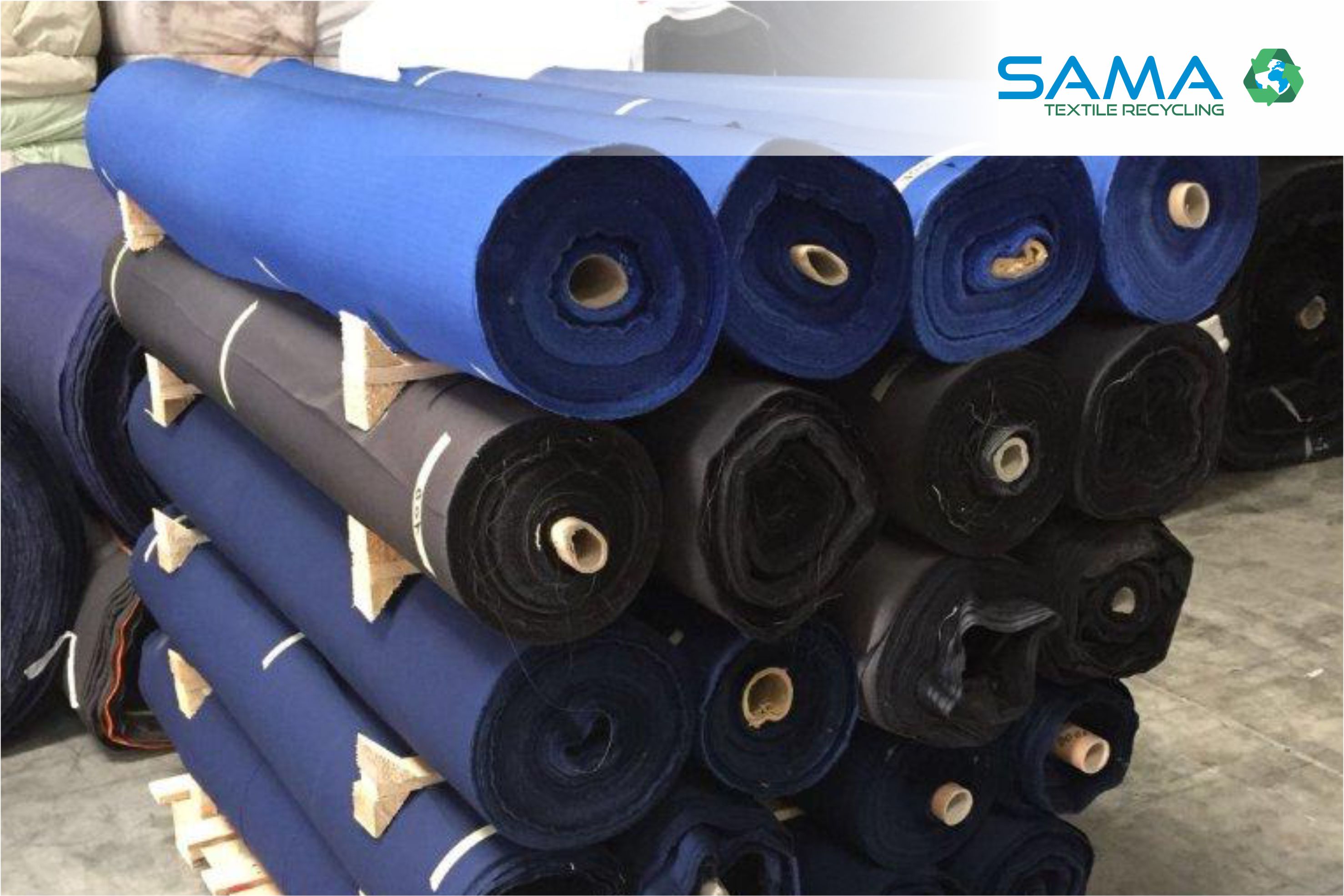 Tessuti in rotolo a chilo o a metraggio - Sama Textile Recycling